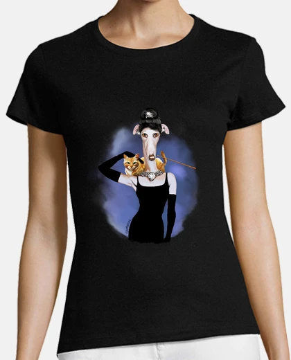Camiseta Audrey Hepburn galga