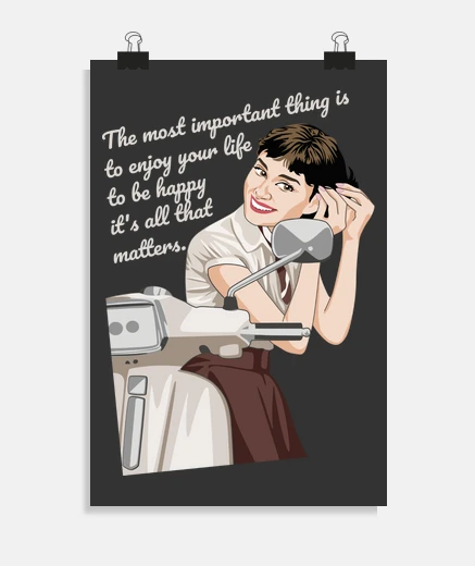 Poster Audrey the most important thing