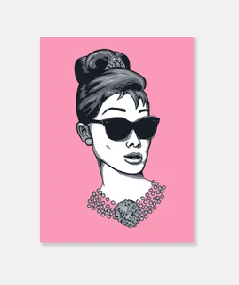 Audrey with glasses