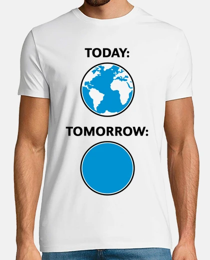 Tee-shirt aujourd39hui - demain - changement clim