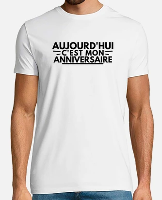 Tee shirt best sale anniversaire en quarantaine