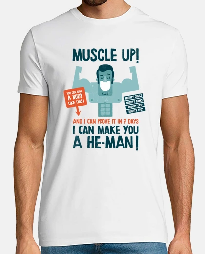 T-shirt aumentare i muscoli