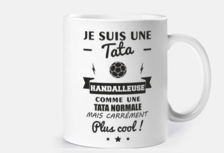 Cup auntie handball player handball aunt gi