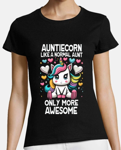 T-shirt Auntiecorn Like Normal Aunt Auntie Gift