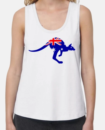 Camiseta australia canguro bandera