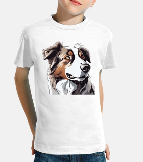 Kids australian shepherd portrait adorable lof living room