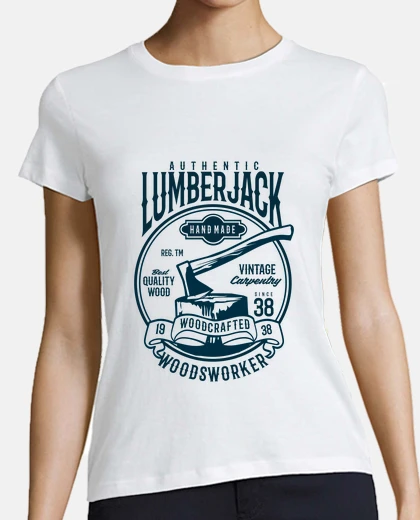 T-shirt autentico boscaiolo vintage
