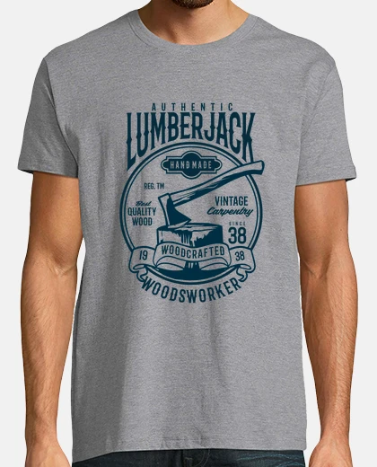 T-shirt autentico boscaiolo vintage