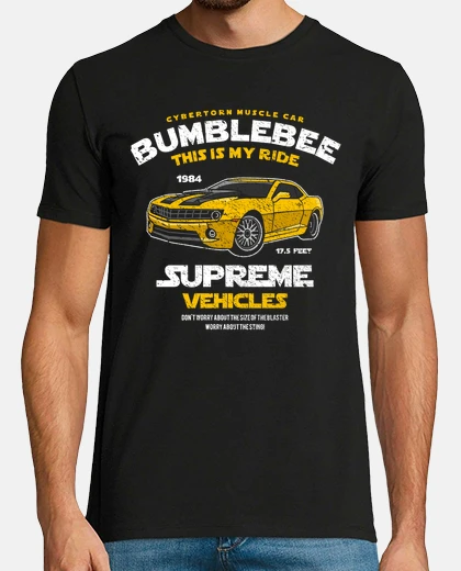 T-shirt auto calabrone transformers autobot chevrolet camaro