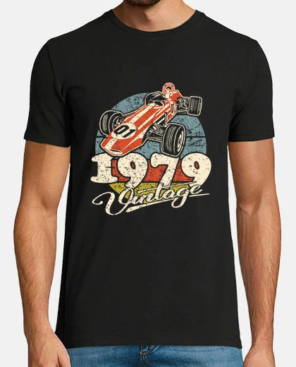 T-shirt Auto da corsa vintage 1979