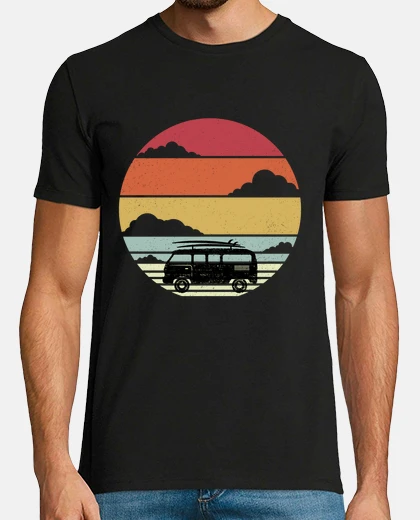 Camiseta autocaravana retro