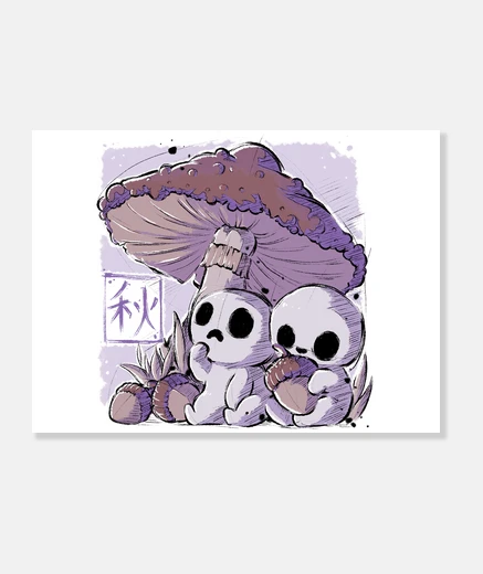 Wall autumn kodama