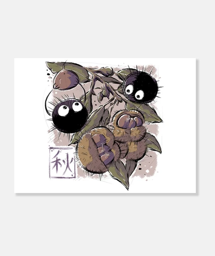 Wall autumn susuwatari