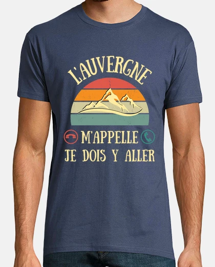 Tee-shirt auvergne m appelle humour auvergnat