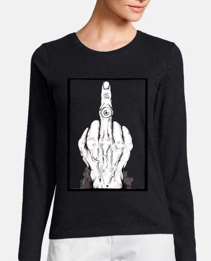 Tee-shirt aux yeux femme