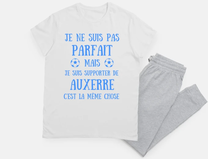 Pigiama auxerre football uomo umorismo diverten