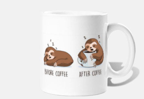 avant and après le coffee