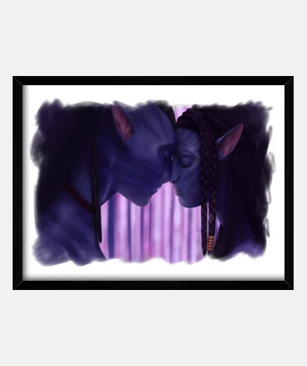 Framed avatar neytiri and jake