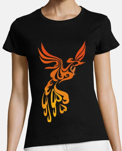 Playera Ave Fenix / Llamas