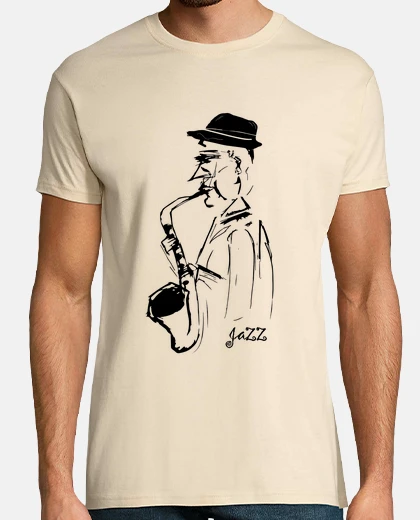 Tee-shirt avec une vie de jazz peu plus fraîche