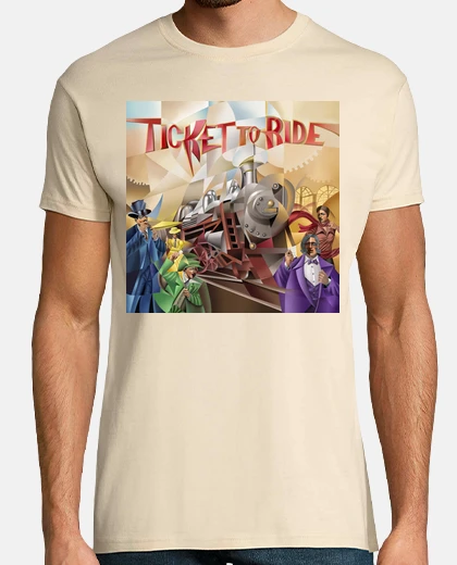 Camiseta Aventureros al Tren Cubista