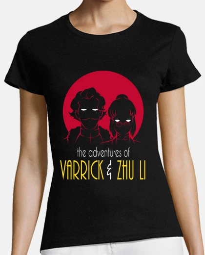 Tee-shirt aventures de varrick & zhu li  tee shirt  de fille