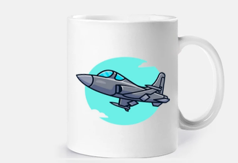 Mug avion de chasse