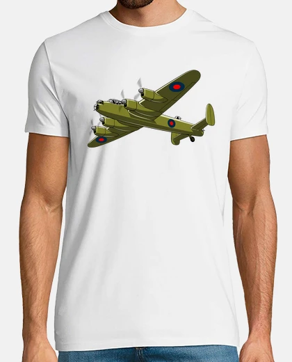 Tee-shirt avion de chasse lancaster WW2 guerre