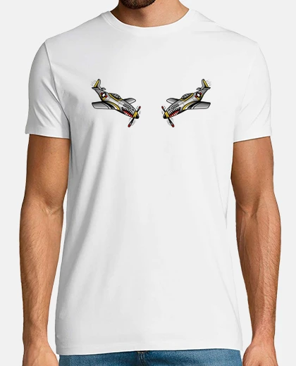 Tee-shirt Avion de chasse old school tattoo