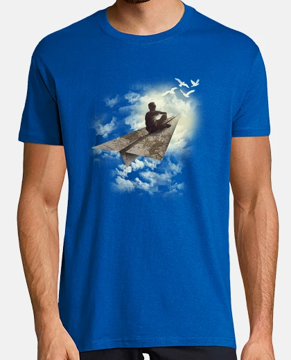 Tee-shirt avion en papier