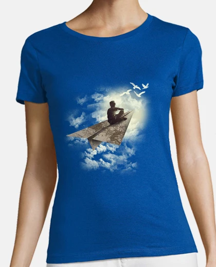 Tee-shirt avion en papier