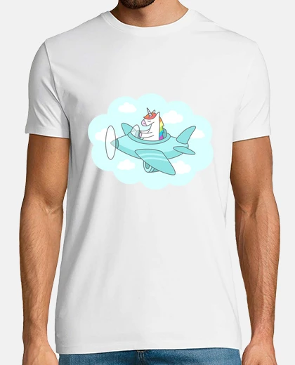 Tee-shirt avion unicorn