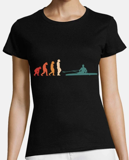 Tee-shirt aviron évolution rameurs bateau à rames