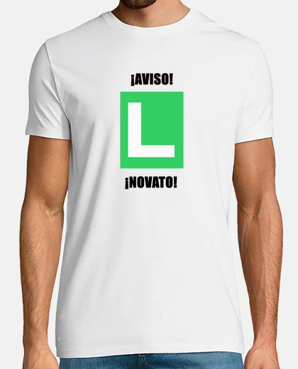 Camiseta AVISO NOVATO