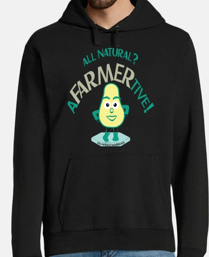 Hoodie avocado all natural a farmer tive design hoodie