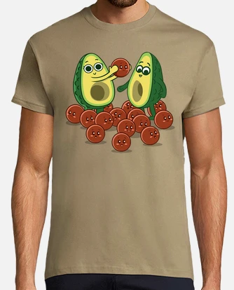 T shirt avocado famiglia numerosa tostadora