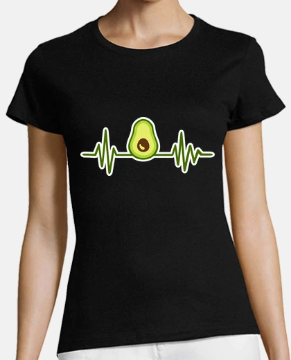 T-shirt avocado heartbeat
