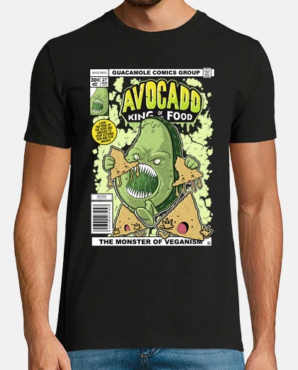 Camiseta Avocado King of the Food