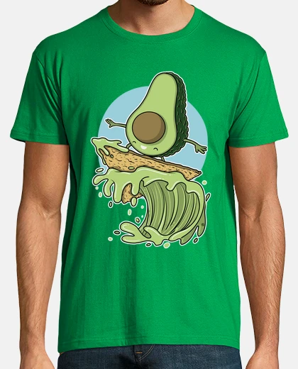 T-shirt avocado surf er