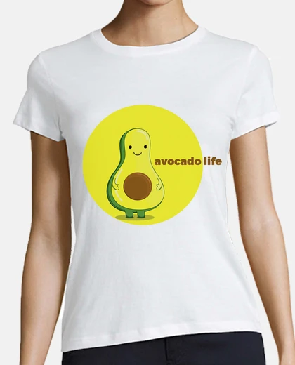 T-shirt avocado vita, avocado divertente