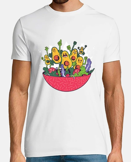 T-shirt avocado vs insalata