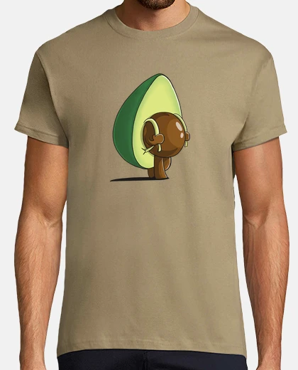 T-shirt avocado zaino in spalla t- t-shirt da uomo