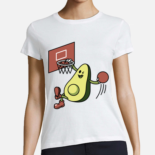 avocado playing basketball