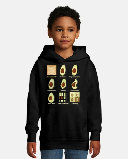 Kids avocados in art history