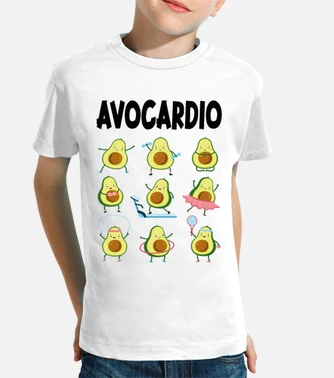 Avocardio humort fruit avocat kids t shirt tostadora