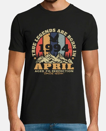 Tee-shirt Avril 1994 Vintage Cadeau Anniversaire