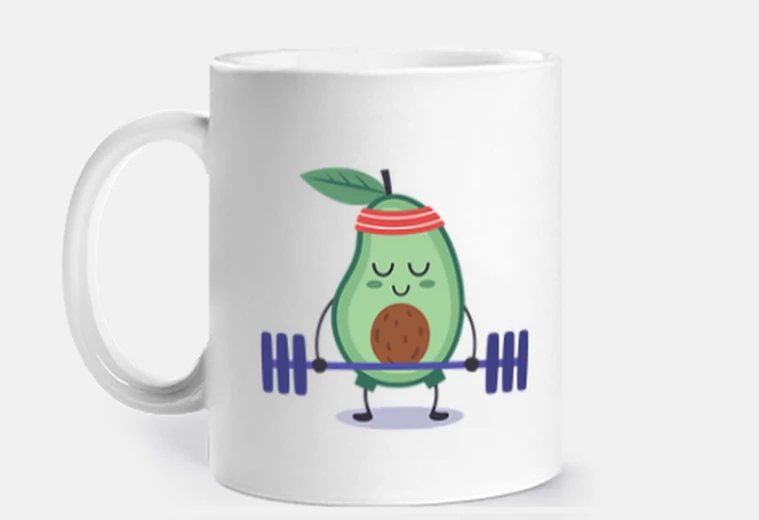 Tazza avvocato che lavora