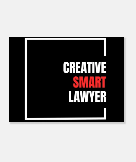 Stampa avvocato creativo intelligente