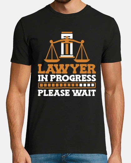 T-shirt avvocato in corso attendere prego avvoc