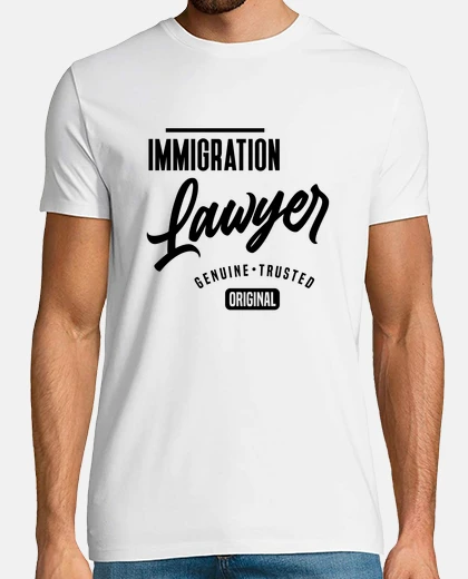 T-shirt avvocato specializzato in immigrazione